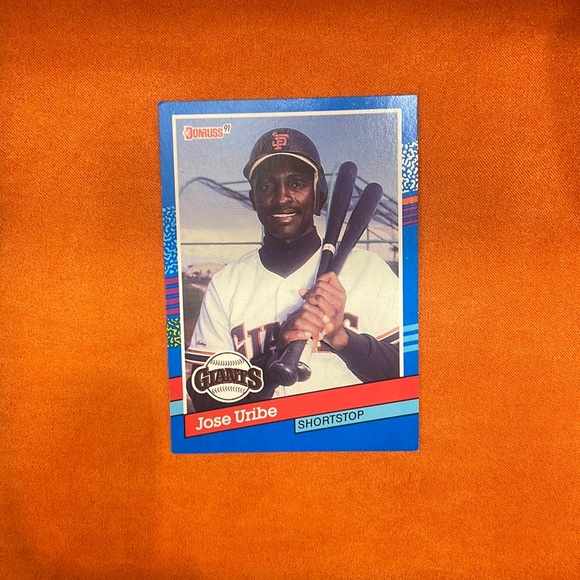 Baseball card Jose Uribe Donruss91 collection - Picture 1 of 2